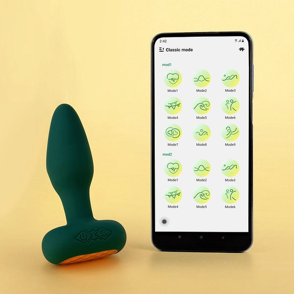 Connection frill Vibrating butt plug