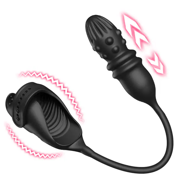 Acmejoy – Thrusting & Vibrating Glans Trainer for Intense Penis and Anal Stimulation