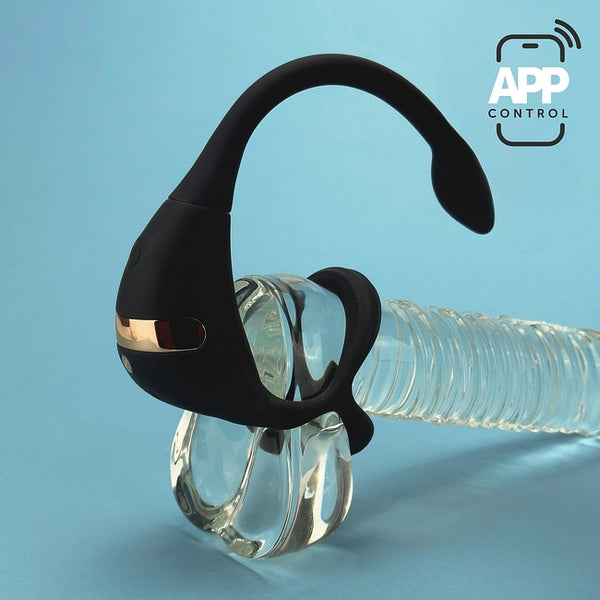 Connection hyperbola Prostate massager with cock ring