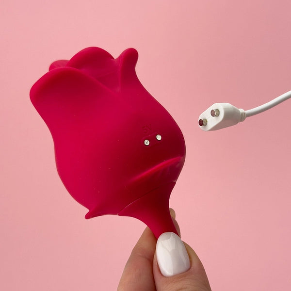 Dual bloom Dual rose vibrator