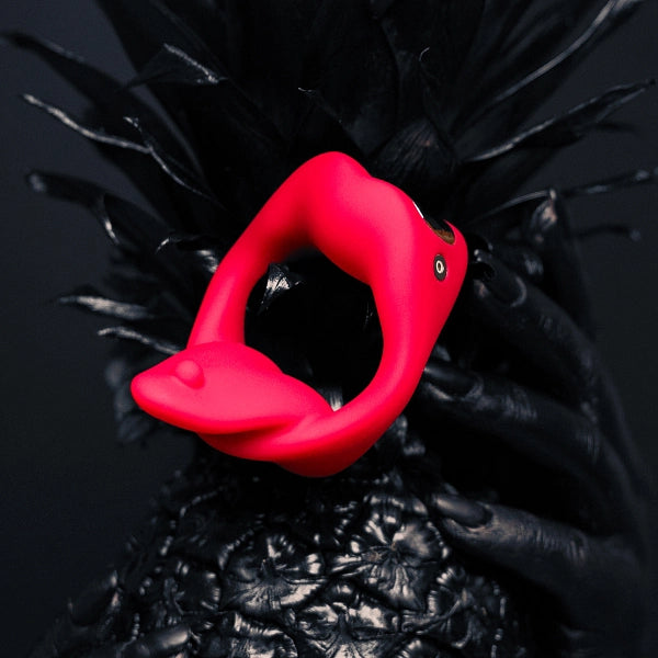 Connection kisser ring Vibrating cock ring