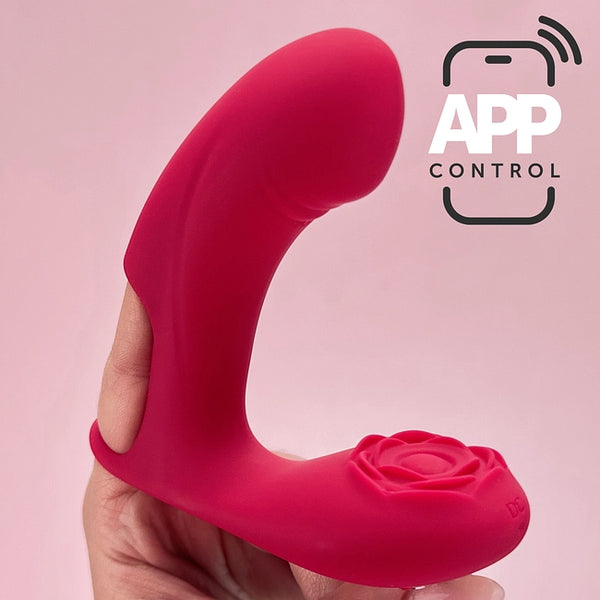 Connection finger rose Rose finger vibrator